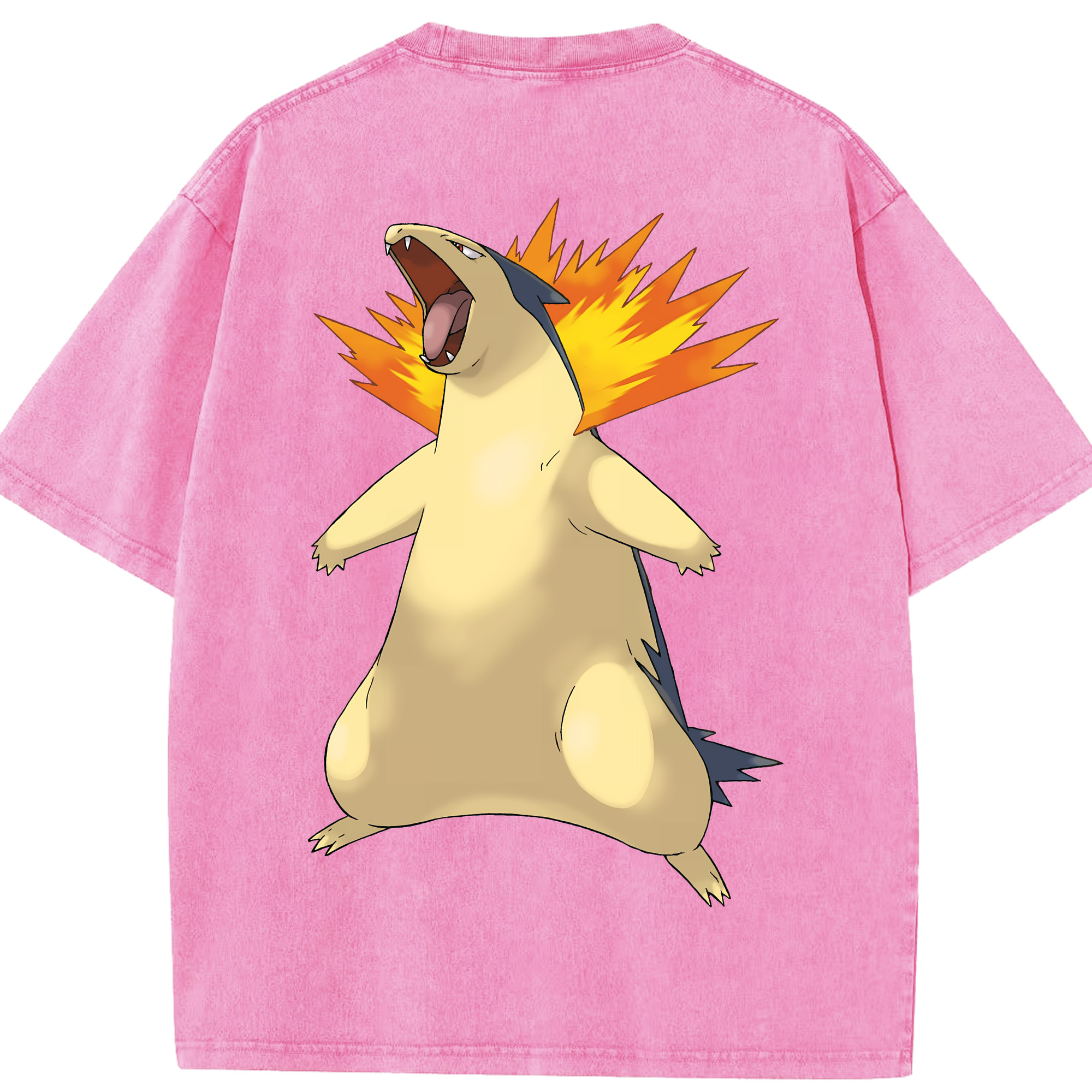 （画像用） ポケットモンスター Pokémon 綿100% ヴィンテージ風 半袖Tシャツ（背面プリント）